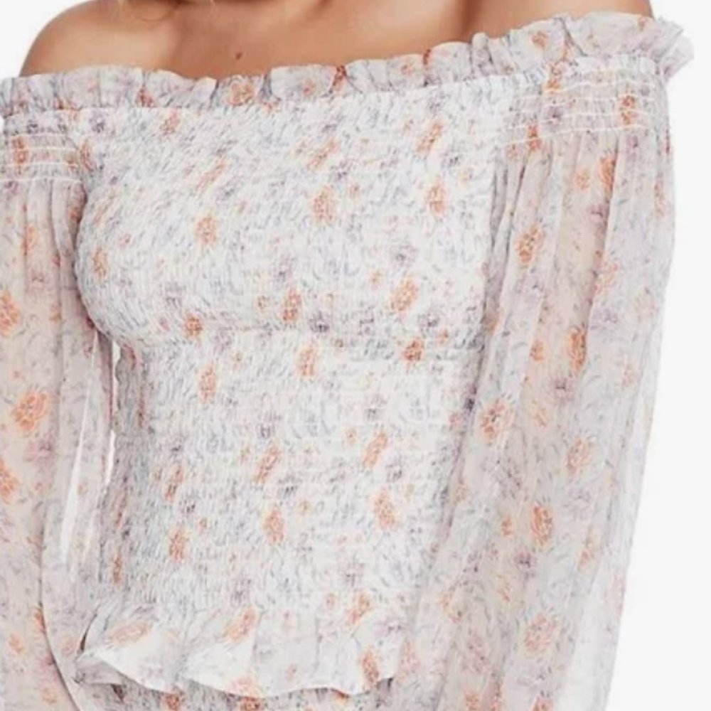 1. STATE OFF THE SHOULDER BLOUSE - NEVER BEEN WORN